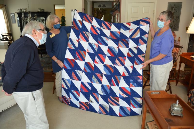 WWII veteran honored with Quilt of Valor Cape Gazette